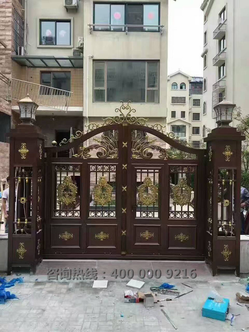 庆阳王先生铸铝庭院大门